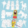 Nativity Story Bunting (Per 3 packs)