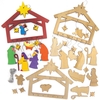 Nativity Wooden Mobile Kits (Pack of 2) Christmas Crafts