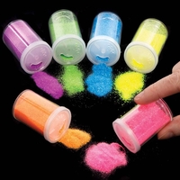 Neon Glitter Shakers (Pack of 6) Craft Embellishments 6 assorted neon colours - Yellow,  Pink,  Orange,  Blue,  Green & Purple