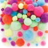 Neon Pom Poms Value Pack (Pack of 120)