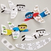 Ninja Colour-in Flying Plane Kits (Pack of 12) Pocket Money Toys