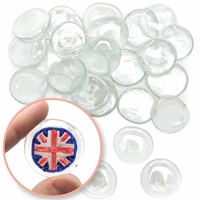 Platinum Jubilee Glass Painting Stones (Pack of 40)