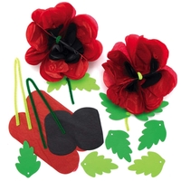 Poppy Tissue Paper Kits (Pack of 6) Paper & Card