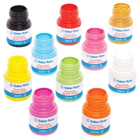 Porcelain Paint Pots Bumper Pack (Box of 10) Water-Based,  Bake To Set,  10 Assorted Colours,  20ml Per Pot