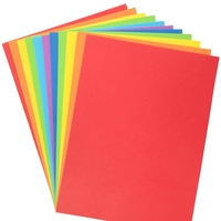 Rainbow Colours Foam Sheets (Pack of 20) Craft Supplies 7 assorted colours - Red,  Orange,  Yellow,  Green,  Blue,  Violet & Indigo