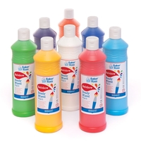 Rainbow Colours Ready Mix Paint Set (Box of 8)