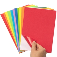 Rainbow Colours Self-Adhesive Foam Sheets (Pack of 24) Craft Supplies 7 assorted colours - Red,  Orange,  Yellow,  Green,  Blue,  Violet & Indigo