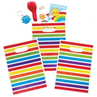 Rainbow Party Loot Bags (Pack of 10)