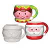 Santa & Elf Porcelain Mugs (Box of 2)