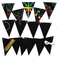 Scratch Art Platinum Jubilee Bunting (Per pack)