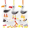 Seagull Sewing Kits (Pack of 3) Sewing & Weaving Craft Kits 3 assorted colours - Red,  Orange & Yellow