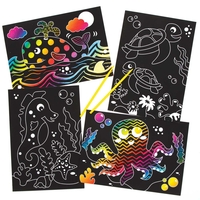 Sealife Scratch Art Pictures (Pack of 32)