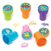 Sealife Self-Inking Stampers (Pack of 10) Art Supplies,  Art Materials Assorted ink colours - Green,  Blue,  Purple,  Orange & Pink