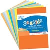 Seaside A4 Card & Paper Value Pack (Pack of 100) Paper & Card 5 paper colours - Yellow,  Sand Yellow,  Orange,  Bright Blue & Pale Blue / 5 card colours - Yellow,  Sand Yellow,  Bright Blue,  Pale Blue & White