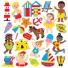 Seaside Foam Stickers (Pack of 120) Stickers