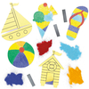 Seaside Sand Art Magnets (Pack of 5)