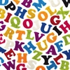 Self-Adhesive Glitter Felt Letters Value Pack (Pack of 500) Craft Embellishments 10 assorted glitter colours - Light Blue,  Navy Blue,  Green,  Orange,  Black,  Red,  Yellow,  White,  Pink & Purple