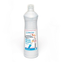 Silver Metallic Ready Mixed Paint 600ml bottle - Water-based paint ideal for stunning silver metallic effects.