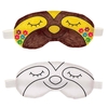 Sleepy Sloth Colour-in Fabric Eye Masks (Pack of 2) Design With Fabric Paints & Pens,  Cotton