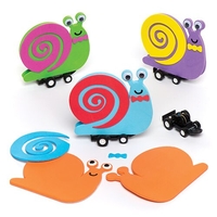 Snail Pull Back Racer Kits (Pack of 4)