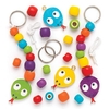 Snake Wooden Keyring & Bag Dangler Kits (Pack of 4) Craft Kits For Kids