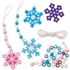 Snowflake Wooden Bead Decoration Kits (Pack of 4)