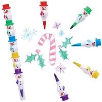 Snowman Pop-a-Crayons (Pack of 6)
