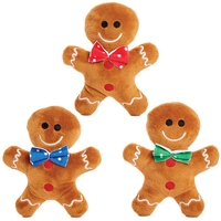 Soft Cuddly Gingerbread Men (Pack of 3)