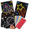 Solar System Dotty Sticker Art (Pack of 8) Art Craft Kits 8 assorted sticker colours - Red,  Yellow,  Green,  Orange,  Purple,  Pink,  Light Blue & Dark Blue