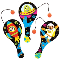 Solar System Paddle Balls (Pack of 8) Pocket Money Toys