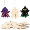 Spooky Ghost 3D Wooden Decorations (Pack of 6)
