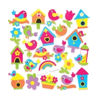 Spring Bird Foam Stickers (Pack of 120) Stickers