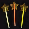 Star Glow Stick Magic Wands (Pack of 3) Craft Kits For Kids 3 assorted colours - Pink,  Yellow & Orange