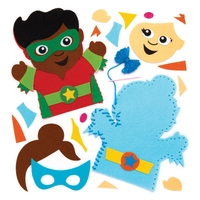 Star Hero Hand Puppet Sewing Kits (Pack of 4) Sewing & Weaving Craft Kits