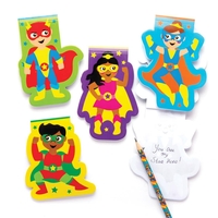 Star Hero Notepads (Pack of 8) Paper & Card 4 assorted colours - Purple,  Yellow,  Green & Blue