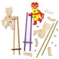 Star Hero Wooden Acrobat Kits (Pack of 3) Decoration Craft Kits