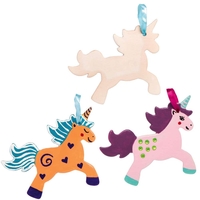Unicorn Ceramic Decorations (Pack of 5) Decoration Craft Kits
