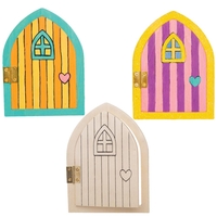 Wooden Fairy Doors (Pack of 4) Decoration Craft Kits