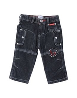 BYBLOS MINI CLUB DENIM Denim trousers GIRLS on YOOX.COM
