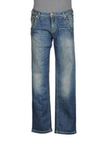 D.A. DANIELE ALESSANDRINI DENIM Denim trousers GIRLS on YOOX.COM