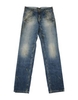D.A. DANIELE ALESSANDRINI DENIM Denim trousers GIRLS on YOOX.COM