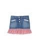EVISU BONSAI DENIM Denim skirts GIRLS on YOOX.COM