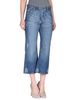 FAKE LONDON GENIUS DENIM Denim capris WOMEN on YOOX.COM