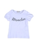 MONCLER TOPWEAR Short sleeve t-shirts GIRLS on YOOX.COM