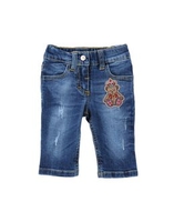 MONNALISA BEBE DENIM Denim trousers GIRLS on YOOX.COM