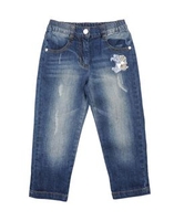 MONNALISA BEBE DENIM Denim trousers GIRLS on YOOX.COM