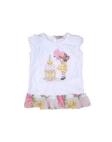 MONNALISA BEBE TOPWEAR Short sleeve t-shirts GIRLS on YOOX.COM