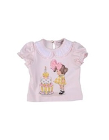 MONNALISA BEBE TOPWEAR Short sleeve t-shirts GIRLS on YOOX.COM