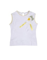 MONNALISA BEBE TOPWEAR Sleeveless t-shirts GIRLS on YOOX.COM