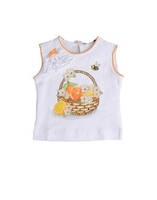 MONNALISA BEBE TOPWEAR Sleeveless t-shirts GIRLS on YOOX.COM